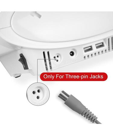 Portable Host Handpiece for AZ GOGO-102 Nail Drill Machine - Fits GOGO 30000 rpm Electric Nail Drill with 3 Jack Host - Buy Online on GoSupps.com