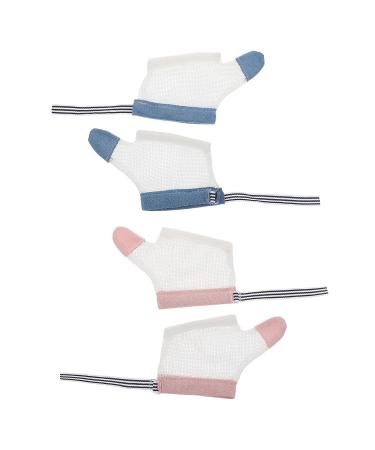 KALLORY 2 Pairs of Baby Stop Thumb Sucking Gloves  Thumb Sucking Stop Baby Finger Sucking Stopper Finger Guard for Kids 11.5x6.5x0.5cm - Buy Online on GoSupps.com