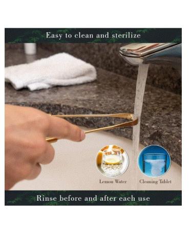Premium Copper Tongue Scraper Set of 6 for Bad Breath - Easy-to-Use Metal Tongue Cleaners for Adults | Oral Care & Hygiene Solutions - Buy Online on GoSupps.com