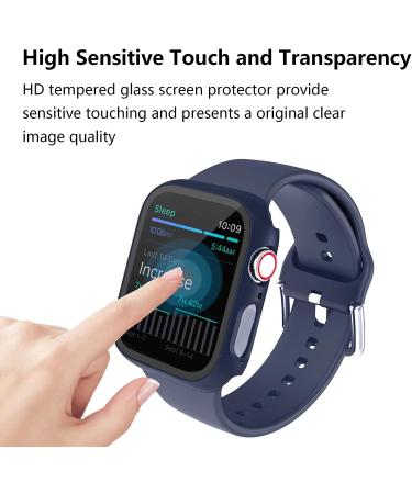 Haojavo 12 Pack Case for Apple Watch Series 8 & 7 45mm with Tempered Glass Screen Protector - Ultra-Thin Scratch Resistant Bumper Cover 12 Pack - Buy Online on GoSupps.com