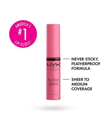 Nyx Butter Gloss Vanilla Cream Pie - Mauve Lip Gloss 0.27 fl oz - Buy Online on GoSupps.com