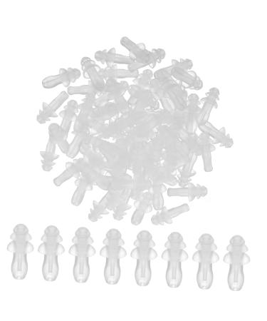 Ciieeo 40pcs Noise Cancelling Ear Plugs for Sleeping Noise Cancelling Earbuds Wired Wire Earbuds Noise Reducing Ear Plugs Wired Ear Buds Silicone Ear Plugs Airplane Noise Reduction White