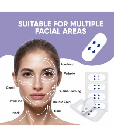Face Tape Lifting Invisible - Aloe Infused Skin Protection for Sensitive Skin | Under Makeup Personal Care for Eyes & Chin - Buy Online on GoSupps.com