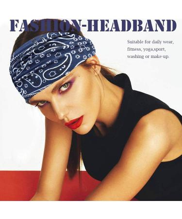 CAKURE Boho Wide Headbands Set-1 - Pack of 3 | African Turban Head Wraps for Women & Girls - Buy Online on GoSupps.com