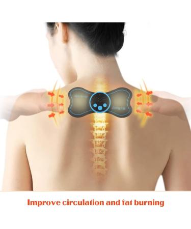 Portable TENS Device for Pain Relief | EMS Muscle Stimulator for Back Arm Leg & Shoulder Pain | Cervical Massage Sticker - Buy Online on GoSupps.com