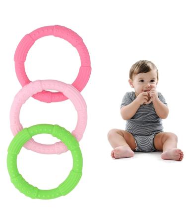 Silicone Teething Bracelet Teething Ring Soft for Baby (Style 2) - Buy Online on GoSupps.com