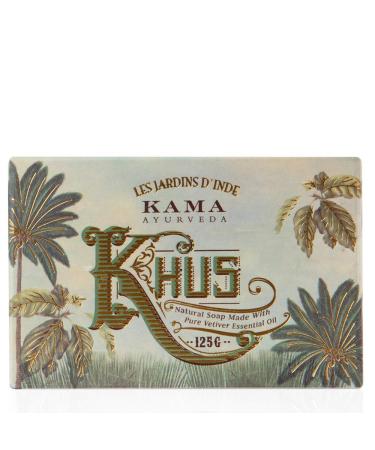 Kama Ayurveda Organic Khus Soap 100% Organic and Cold Pressed 125g