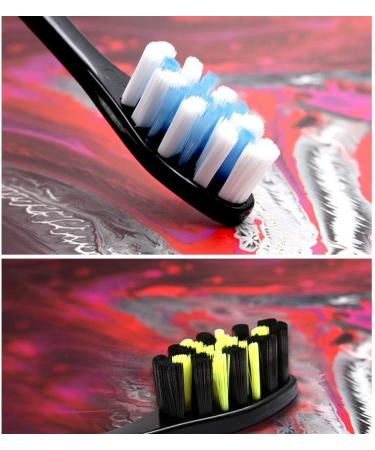 Zumaha Medium-Proof Toothbrush - Pack of 6 for Deep Cleaning & Stain Removal | Unisex Design for Men & Women - Buy Online on GoSupps.com