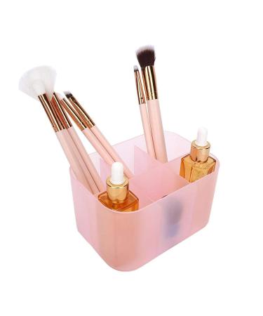 6 Grid Dust Brush Storage Box - Heavy Duty Multifunction Nail Tool Organizer for Home (Pink) | International Shipping - Buy Online on GoSupps.com