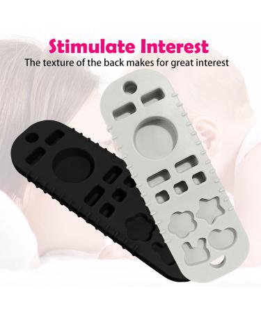 Tronphy Silicone Baby Teething Toys Remote Control Shape Teething Toys Set for Toddler 3-6 6-12 Months BPA Free Baby Teethers Relief Soothe Toys Chew Toys for Infant - 2 Pcs(Black & White) - Buy Online on GoSupps.com