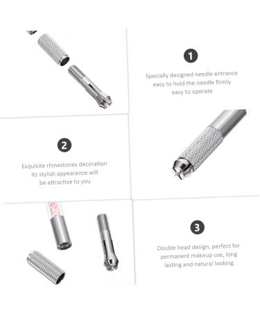 OHPHCALL 10pcs Multitools Manual Mutitool Pencils Crystal Microblading Needle Looking Pen Makeup Double - Buy Online on GoSupps.com