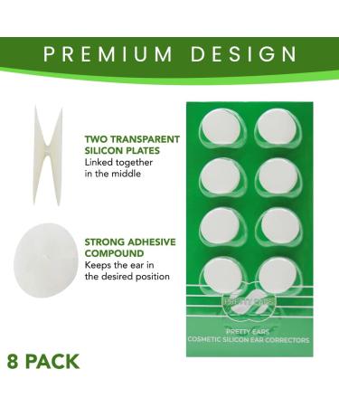 PrettyEars Cosmetic Ear Correctors for Children - 4 Pairs of Transparent Medical Grade Silicone Tape for Prominent Ears - Adhesive Solution for Toddlers Kids & Babies - Buy Online on GoSupps.com