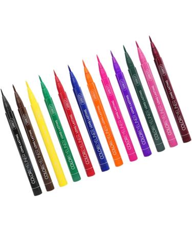 TOVINANNA 36 Pcs Waterproof Liquid Eyeliner Matte Liquid Eyeliner Colored Eyeliner Eye Beauty Pencil 1 count (Pack of 1) As Shownx3pcs - Buy Online on GoSupps.com