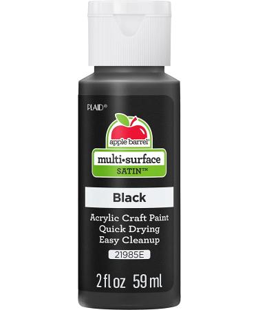Apple Barrel Multi Surface Acrylic Paint  2 oz  Black 2 Fl Oz - Buy Online on GoSupps.com