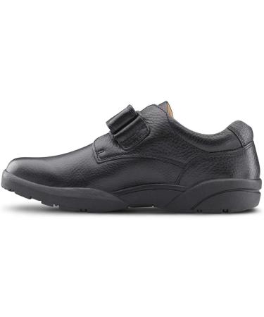 Dr. Comfort William Black Diabetic Shoes for Men - Easy Off with Removable Insole - Size 10.5 Wide Black - Everyday Office Wear - Buy Online on GoSupps.com