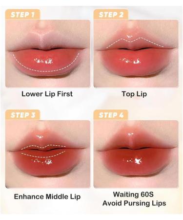  Generisch Judy Doll Watery Lip Gloss Iced Iron Tinted Moisturizing Lip Gloss Non-Stick (Frosted Toasted Pears Standard) - Buy Online on GoSupps.com