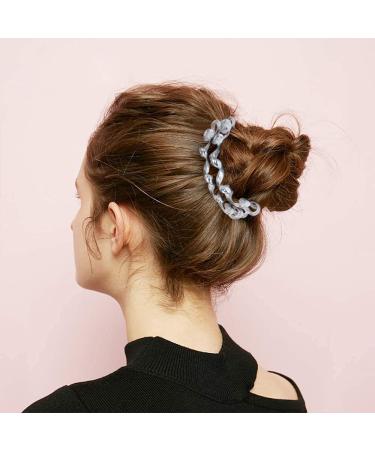 Spiral Hair Ties - 20 Waterproof Plastic Hair Coils for All Hair Types | Ponytail Holders for Women & Girls - Buy Online on GoSupps.com
