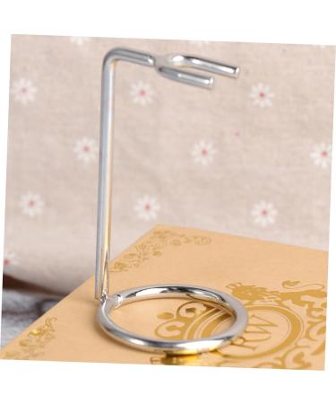 Minkissy Men's Double Razor Blade Holder & Brush Stand | Premium Satin Hood Razor & Brush Holders - Perfect for Precision Shaving - Buy Online on GoSupps.com