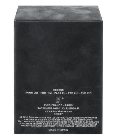 Paco Rabanne Xs Eau De Toilette for Men 3.4 Oz/ 100 Ml - Spray - New Packaging 3.4 Fl Oz - Buy Online on GoSupps.com