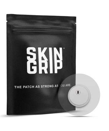 Skin Grip CGM Patches for Freestyle Libre 3 (20-Pack) Waterproof & Sweatproof for 10-14 Days Pre-Cut Adhesive Tape Continuous Glucose Monitor Protection (Clear)