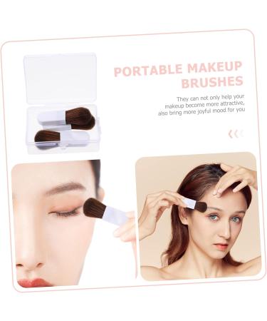 Didiseaon 1 Set Blush Brush Portable Brush Lady Makeup Tools Small Blusher Brush Large Brush Liquid Blush Portable Powder Brush Handle Blusher Brush Major Pvc Travel Kit Miss White - Buy Online on GoSupps.com