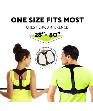 GARNO Posture Corrector: Adjustable Back Brace for Men & Women - Invisible Support for Straight Spine, Neck, Clavicle, Shoulders - Prevents Slumping, Scoliosis & Hunchback - Relieves Pain - One Size Fits Most - Buy Online on GoSupps.com