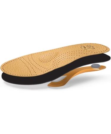 Orthotic Leather Insoles for Flat Feet & Plantar Fasciitis | Arch Support for Men & Women | Kaps Relax (US 13 / EUR 46 - Buy Online on GoSupps.com