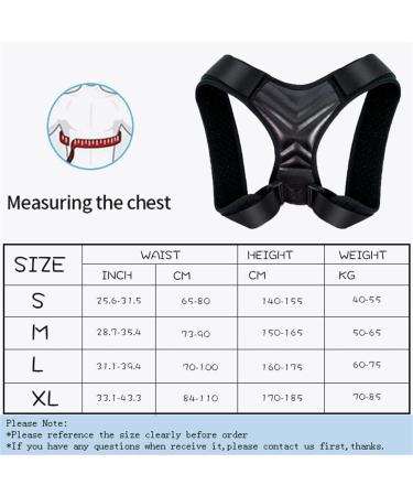 Adjustable Clavicle Posture Corrector for Men & Women | Upper Back Brace & Lumbar Support Belt Corset (L Code D) - Improve Posture & Comfort - Buy Online on GoSupps.com