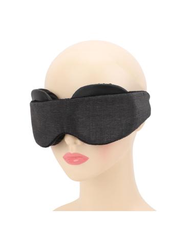 Sonew 3D Sleep Eye Patch Memory Cotton 3D Contoured Cup Eye Patch with Storage Bag for Yoga Travel Meditation