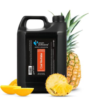 GROOM PROFESSIONAL Coat Revitalise Dog Conditioner 4L - Adds Shine and Body - For Dry & Dull Coat - Renewing Formula - Buy Online on GoSupps.com