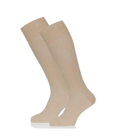 Safersox Pique compression stockings class 1 - in many colors - for days of wear without washing! (40/41 beige)