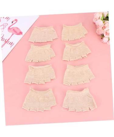 Fomiyes Women's Fitness Half Socks - 4 Pairs No-Show Toe Stopper & Yoga Liner Socks for Peep-Toe Pumps - Buy Online on GoSupps.com