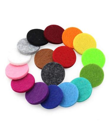 200 Pieces Car Diffuser Replacement Pads - Multi-Color Aromatherapy Felt Pads for Essential Oil Diffuser Necklace (22.5mm - Buy Online on GoSupps.com