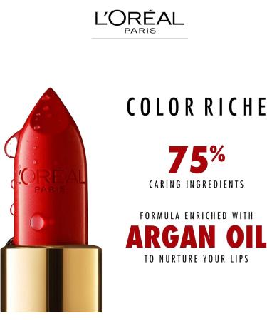 L'Oreal Lipstick 297 Red Passion - Long-Lasting Color in a Pack of 1 - 100g - Buy Online on GoSupps.com