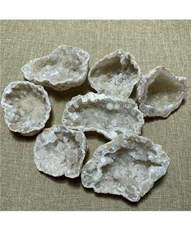 Crystals Stones Raw Irregular Natural Stone White Agate Slice Quartz Minerals (Color : 6-8CM) HOMEZHOU (Color : 6-8cm) - Buy Online on GoSupps.com