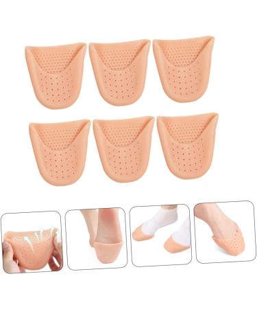 Toe Protector Gel Shoe Inserts 3 Pairs Forefoot Protectors & Pads for Dance Pointy Shoes & Ball of Foot Pain Relief - Buy Online on GoSupps.com