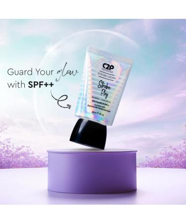 C.2.P P-r.o Strobe Cream SPF++ Gold 30g | Niacinamide & Hyaluronic Acid | Moisturizer + Highlighter + Primer | Flawless Radiant Dewy Skin | Illuminating & Glowing Makeup Base - Buy Online on GoSupps.com