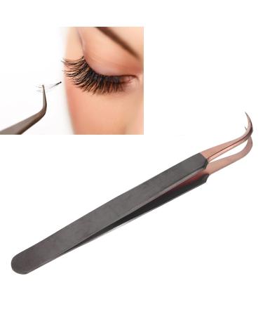 Professional Stainless Steel Eyelash Extension Tweezers | Curved Salons Tweezers for Precision Application - Buy Online on GoSupps.com