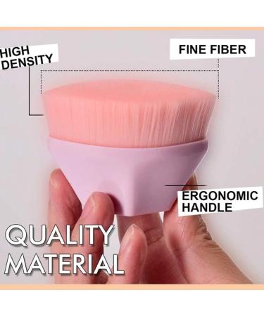 Magic Foundation Brush Petal No Trace Makeup Brush High Density Seamless Foundation Brush BB Cream Makeup Brush Loose Powder (Pink) - Buy Online on GoSupps.com