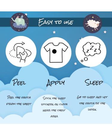 60Pcs Sleep Patches for Kids and Adults - Melatonin Free Sleep Aid with Natural Oils, Sleepy Bedtime Stickers, Zen Patch Set, Sleep Promoting Support - Buy Online on GoSupps.com