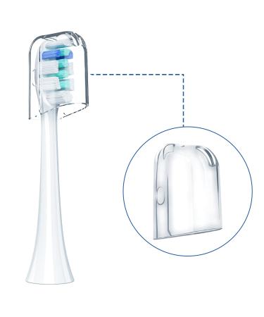 Redtron Replacement Brush Heads - 8 Pack Compatible with Philips ProResults FlexCare & More | Plaque Defense Toothbrush Heads - Buy Online on GoSupps.com