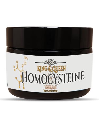Homocysteine Support Cream Methylation & Cardiovascular Balance | Vitamin B12 B6 Zinc Magnesium Tyrosine | Homocysteine Shift 4 oz King & Queen Wellness