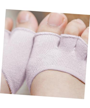 Holibanna Comfort Pads for High Heels - 4 Pairs Bitter White Unisex Five Toe Cushions for Ultimate Foot Support - Buy Online on GoSupps.com