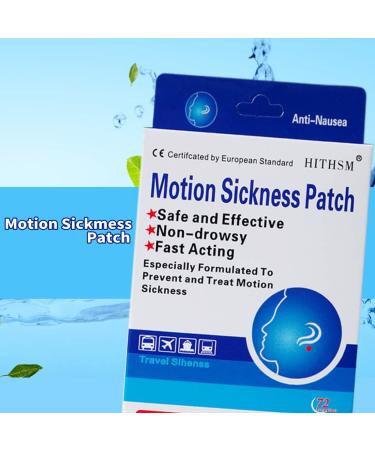 HITHSM Anti Nausea Patches - 16 Count - Natural Relief for Motion Sickness - Car, Sea, Air Travel - Buy Online on GoSupps.com