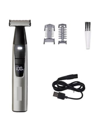 Razors Electric Shaver Portable Full Body Trimmer USB T-Blade LED Digital DisplayRazor for Men and Women Washable Razor(LED Digital Display)