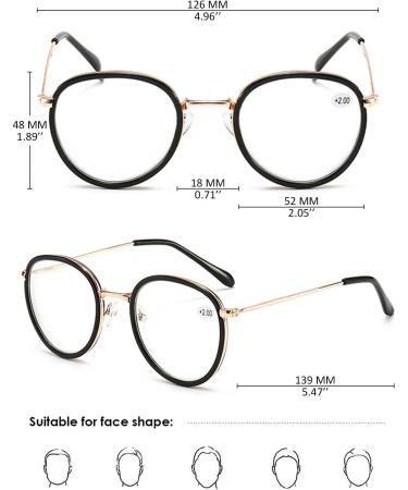 Koosufa Quadratic Anti Blue Light Reading Glasses - Ultra Light Anti-Fatigue for Men & Women | Strengths 0.0 to 4.0 | Stylish Metal Bracket - Buy Online on GoSupps.com