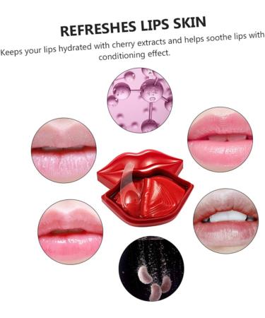 Healeved Lip 60 Pieces Lip Mask Patch Night Lips Portable Moisturizing Mask Skin Care Product - Buy Online on GoSupps.com