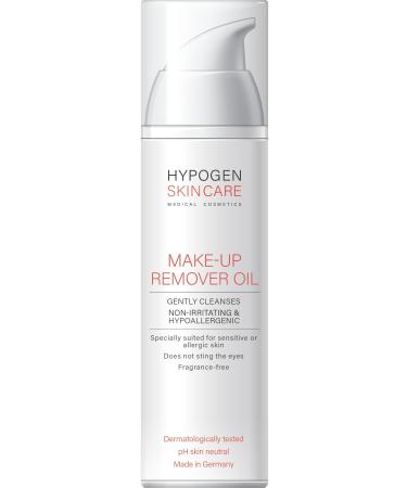 HYPOGEN CARE Makeup Remover Oil | Nourishing hypoallergenic and absolutely irritation-free makeup remover | Organic MCT oil base