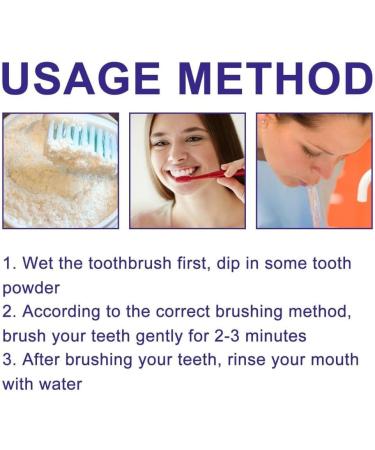 3 Days Teeth Whitening Powder Kit - Mint Flavors for Fresh Breath & Effective Cleaning (2PCs) | International Shipping Available - Buy Online on GoSupps.com