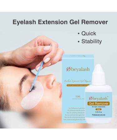Obeyalash 15ml Professional Eyelash Extension Remover - Easy, Quick, Powerful Gel Formula for Gentle Glue Removal - Buy Online on GoSupps.com